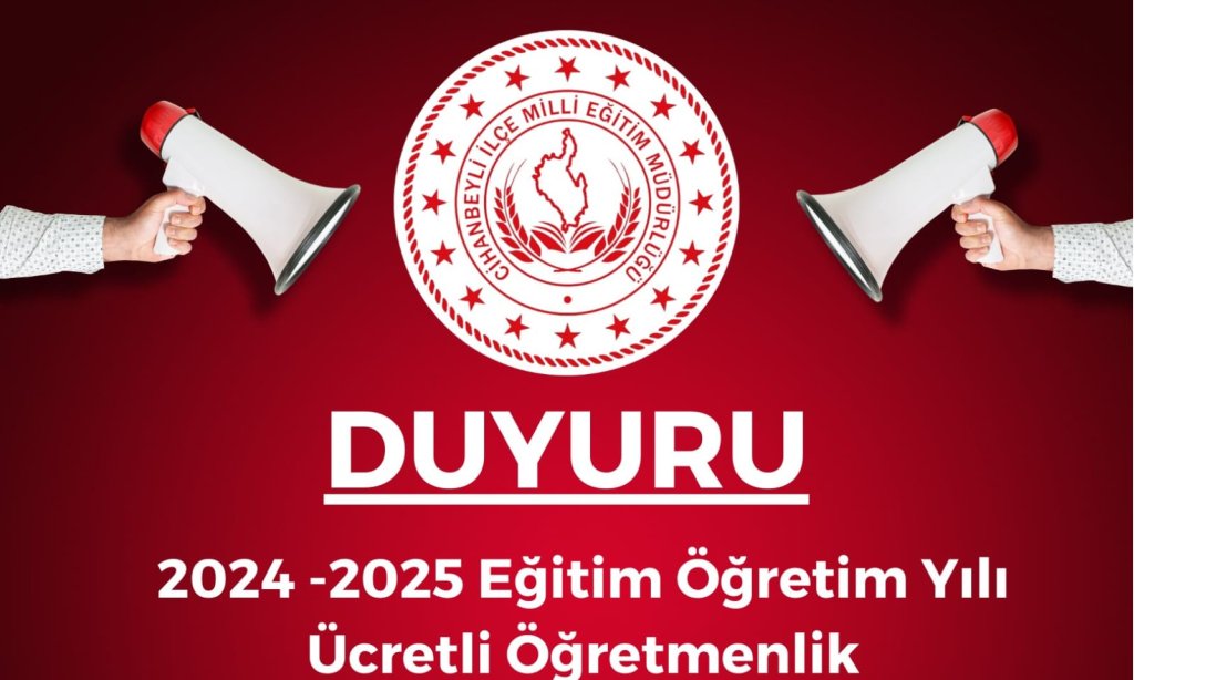 2024-2025 Eğitim Öğretim Yılı Ücretli Öğretmenlik Başvurusu